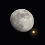 ماه و مریخ امشب هم‌نشین می‌شوند