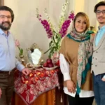 گریه‌های امیرحسین مدرس در فرودگاه برای مهاجرت پسرش ایلیا + ویدیو