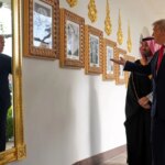 تصاویر؛ متن و حاشیه استقبال ترامپ از بن سلمان تصاویر؛ متن و حاشیه استقبال ترامپ از بن سلمان