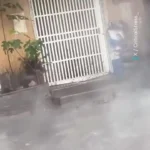 ببینید؛ فوران گل‌فشان در جنوب تایوان