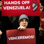 تصاویر؛ تجمع حمایت از ونزوئلا در تهران تصاویر؛ تجمع حمایت از ونزوئلا در تهران