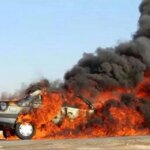 تصادف یک خودروی سوختبر حامل بنزین قاچاق با سه خودرو؛ ۱۳ نفر جان باختند تصادف یک خودروی سوختبر حامل بنزین قاچاق با سه خودرو؛ ۱۳ نفر جان باختند