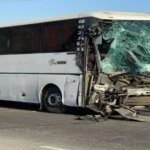 تصادف زنجیره ای ۲ اتوبوس با مینی بوس/ ۷ نفر مصدوم شدند تصادف زنجیره ای ۲ اتوبوس با مینی بوس/ ۷ نفر مصدوم شدند