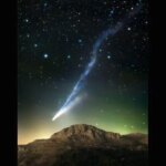 عکس روز ناسا: دنباله لمون سرگردان در میان باد خورشیدی