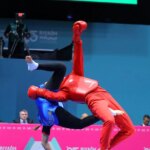 تصاویر؛ فن درخت‌کن دختر ایرانی در بازی‌های کشورهای اسلامی