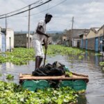 تصاویر؛ یک روستا در کنیا در پی طغیان دریاچه زیر آب رفت