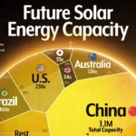 نگاهی به ظرفیت تولید انرژی خورشیدی در کشورهای مختلف جهان + اینفوگرافی
