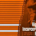 کشورهایی که بالاترین نرخ زندانی را دارند و مقایسه آن‌ها با ایالت‌های آمریکا + اینفوگرافی