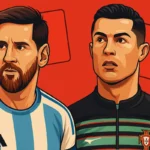 مقایسه تعداد کارت قرمز و زردهای کریستیانو رونالدو و لیونل مسی در دوران حرفه‌ای