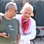 پشت صحنه بازی روزبه حصاری با گریم ترسناک