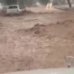 باران سیل‌آسا در اربیل عراق