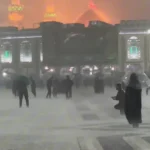 بارش شدید باران در بین الحرمین