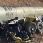 برخورد ۲ تریلی با یک پراید در ارومیه با ۴ فوتی