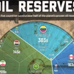 تمام ذخایر نفتی ثابت شده جهان بر اساس کشور تا سال ۲۰۲۴ در یک تصویر + اینفوگرافی تمام ذخایر نفتی ثابت شده جهان بر اساس کشور تا سال ۲۰۲۴ در یک تصویر + اینفوگرافی