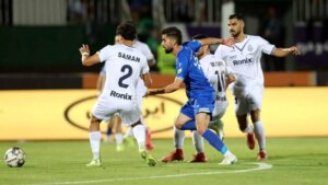 پوشش زنده؛ استقلال مقابل ملوان [ ۰ – ۰ ] / نیمه اول