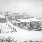 تصاویر؛ بارش برف پاییزی در روستاهای کوهستانی سوادکوه