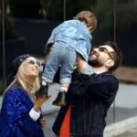 بهرام رادان و همسرش در سفر به قشم