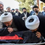 تصاویر؛ وداع با پیکر آیت‌الله سید محمد شاهچراغی در سمنان