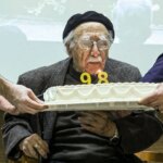 تصاویر؛ بزرگداشت فتحالله مجتبایی در ۹۸ سالگی تصاویر؛ بزرگداشت فتحالله مجتبایی در ۹۸ سالگی