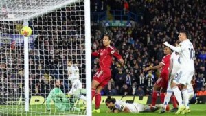 تساوی ۳-۳ لیدز مقابل لیورپول؛ ناکامی قرمزها تمام نمی‌شود!