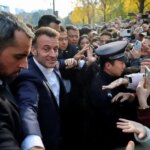 استقبال عجیب دانشجویان چینی از ماکرون