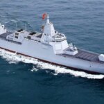 قوی‌ترین کشتی جنگی جهان به آب انداخته شد