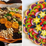 شیک‌ترین مدل‌های تزیین سفره شب یلدا با میوه و آجیل + ویدیو