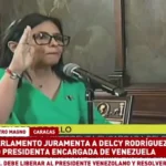 سوگند «دلسی رودریگز» به‌عنوان سرپرست ریاست‌جمهوری ونزوئلا