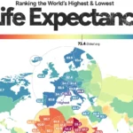 سن امید به زندگی در کشورهای مختلف جهان در سال ۲۰۲۵ + اینفوگرافی