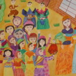 رونمایی از طولانی‌ترین نگارخانه کودکان در مسیر راهپیمایی ۲۲ بهمن