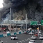 آتش‌سوزی مهیب در بازارچه جنت‌آبادِ تهران