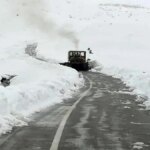 بارش برف در این شهر به ۳۵ سانتی متر رسید